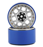 SSD00569 SSD RC 2.2” Boxer PL Beadlock Wheels (Silver) (2)