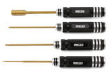 ECP-3082 EcoPower 4-Piece Metric Hex & Nut Driver Tool Set (1.5, 2.0, 2.5mm/7mm)-Tools-Mike's Hobby