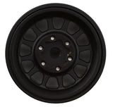 INJYQW-1101BK Injora 1.0" Brass Multi-Spoke Micro Rock Crawler Beadlock Wheels (42g ea) (Black) (4) (-3.75mm Offset)-WHEELS AND TIRES-Mike's Hobby