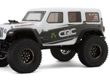 INJYQW-1101BK Injora 1.0" Brass Multi-Spoke Micro Rock Crawler Beadlock Wheels (42g ea) (Black) (4) (-3.75mm Offset)-WHEELS AND TIRES-Mike's Hobby