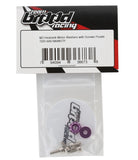 BRO-TBR-6061MWKITP Team Brood 3mm 6061 Aluminum Heatsink Motor Washers w/Screws (Purple)