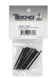 TKR1333 - M3x40mm Flat Head Screws (black, 10pcs)