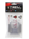 TLHTPROMOTOMX-55 Treal Hobby Losi Promoto MX CNC Aluminum Crash Structure - SILVER-PARTS-Mike's Hobby