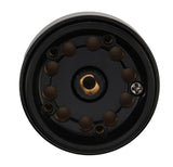TLHTSCX30-131 Treal Hobby 0.7" 10-Hole Brass Micro Rock Crawler Beadlock Wheels (Black/Gold) (4) (16.22g ea)-WHEELS AND TIRES-Mike's Hobby