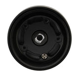 TLHTSCX30-143 Treal Hobby Type-I 0.7" Aluminum Micro Crawler Beadlock Wheels (Black) (4) (9.5g ea) w/Brass Rings-WHEELS AND TIRES-Mike's Hobby