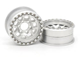 VPS08261 Vanquish Products 2.2" Battle Born Wheels Whiskey CNC Aluminum Crawler Beadlock Wheels (Clear) (2)-WHEELS AND TIRES-Mike's Hobby