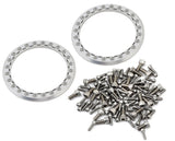 VPS08261 Vanquish Products 2.2" Battle Born Wheels Whiskey CNC Aluminum Crawler Beadlock Wheels (Clear) (2)-WHEELS AND TIRES-Mike's Hobby
