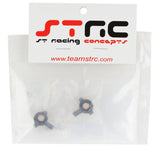 SPTSTA31609KBR ST Racing Concepts Axial SCX24 Brass Steering Knuckles (Black) (2) (6g)-PARTS-Mike's Hobby