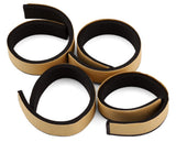YEA-WL-0099 Yeah Racing Spec D Pre-Mounted Drift Tires w/LS Mesh Wheels (Chrome/Gold) (4) w/12mm Hex & 6mm Offset-WHEELS AND TIRES-Mike's Hobby