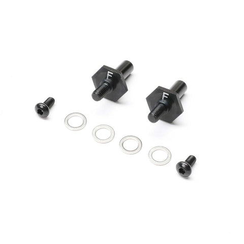 TLR-1054 TLR Front Axle Set, Aluminum, Black, 12mm: 22S Sprint-PARTS-Mike's Hobby