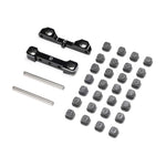 TLR-1055 TLR Adjustable Pivot Set C & D, Black: 22S Sprint-PARTS-Mike's Hobby