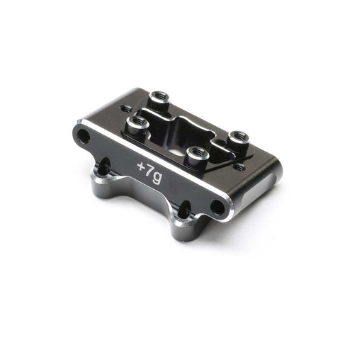 TLR-1066 TLR Front Pivot Block, Aluminum, Black: 22S Sprint-PARTS-Mike's Hobby
