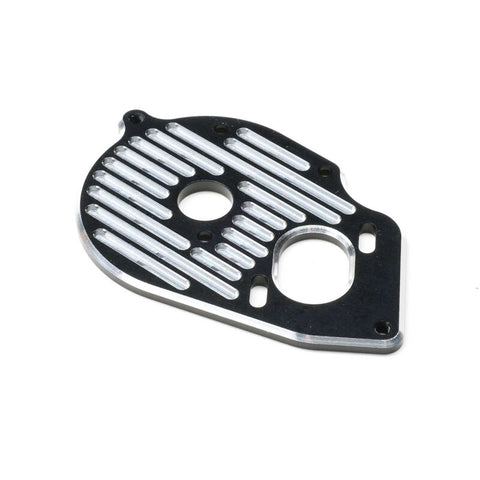 TLR-1071 TLR Motor Plate, Machined Aluminum, Black: 22S Sprint-PARTS-Mike's Hobby