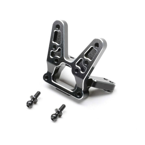 TLR-1072 Rear Bulkhead, Aluminum, Black: 22S Sprint-PARTS-Mike's Hobby