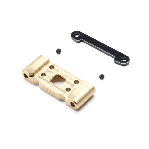 TLR-1133 TLR 22X Brass Front Bulkhead (+27g)-PARTS-Mike's Hobby