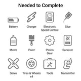 TLR-1264 1/10 Team Losi Racing 22X-4 2.0, Dirt/Clay Race Kit-Cars & Trucks-Mike's Hobby