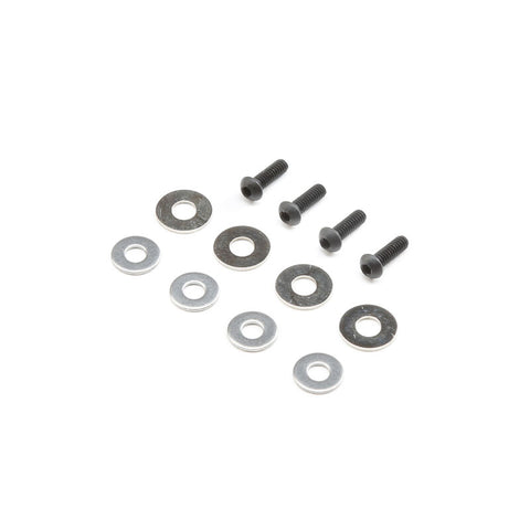 TLR243046 Shock Washer Screw (4): 8X, 8XE-PARTS-Mike's Hobby