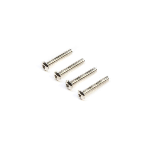TLR245006 Left Hand Button Head Screws, M3x20mm (4)-HARDWARE-Mike's Hobby