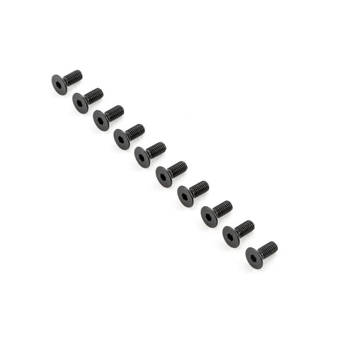 TLR255026 Flat Head Screws M5x12mm (10)-HARDWARE-Mike's Hobby