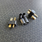 WSD1311 Deans Ultra Plug® HB Male 2 Pack 3/16” Shrink Tubing for use with 12-16 Gauge Wire-CONNECTORS-Mike's Hobby