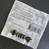 WSD1311 Deans Ultra Plug® HB Male 2 Pack 3/16” Shrink Tubing for use with 12-16 Gauge Wire-CONNECTORS-Mike's Hobby