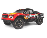 BZN540275 BLACKZON Vyper SC Turbo 1/16 4WD Electric 2S Brushless - Red/Orange-Cars & Trucks-Mike's Hobby