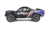 BZN540276 BLACKZON Vyper SC Turbo 1/16 4WD Electric 2S Brushless - Blue/Orange-Cars & Trucks-Mike's Hobby