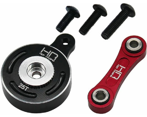 HRAATF48SH25 Fixed Link 25T Steering Servo Saver, for Arrma 1/10 4WD 3S, 4S-servo accessories-Mike's Hobby