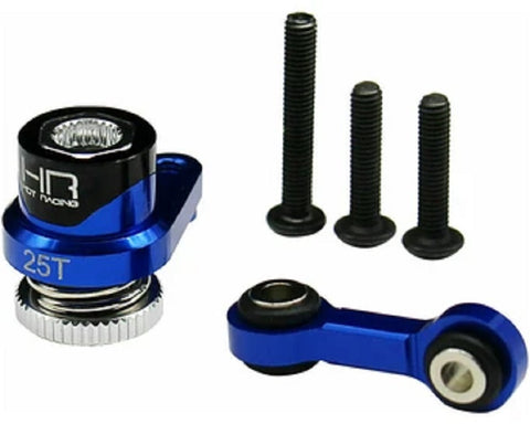 HRAMMX48SH25T Hot Racing CNC Aluminum 25T Servo Saver, for Mini Maxx-PARTS-Mike's Hobby