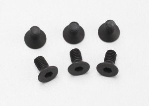 TRA2534 Countersunk Machine Screws 3x6 mm (6)-HARDWARE-Mike's Hobby