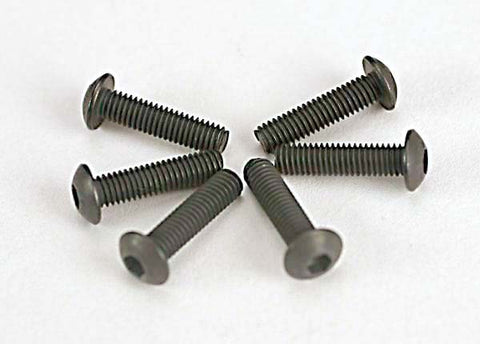 TRA2578 SCREWS BUTTON-HEAD 3X12MM HEX-HARDWARE-Mike's Hobby