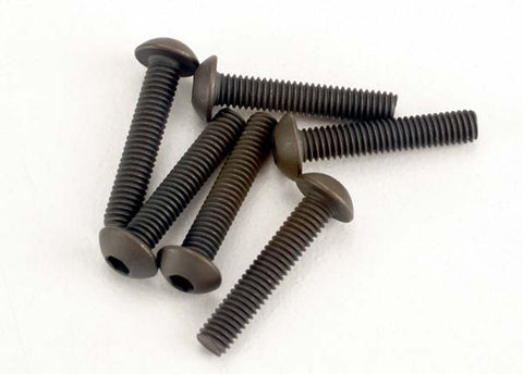 TRA2579 SCREWS BUTTON-HEAD 3X15MM HEX-HARDWARE-Mike's Hobby