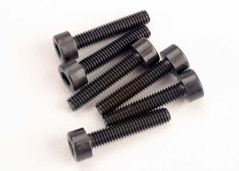 TRA2586 Cap-Head Machine Screws 3x15 mm (6)-HARDWARE-Mike's Hobby