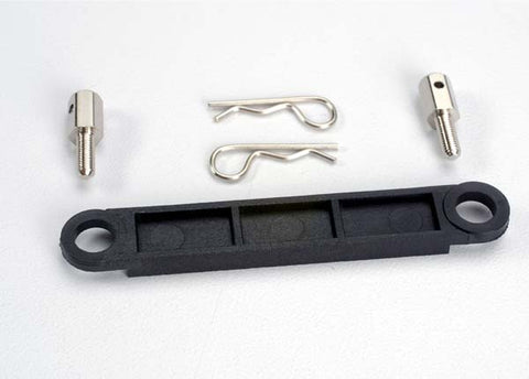 TRA3727 BATT HOLD-DOWN (RUSTLER)-PARTS-Mike's Hobby