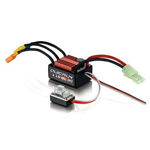 HWI30110000 QuicRun 16BL30 Waterproof ESC (1/18, 1/16 Car)-ESC AND MOTORS-Mike's Hobby