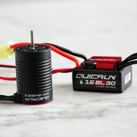 HWI38030000 Hobbywing QUICRUN Combo QR16BL30 + 24355L 4500KV G3-ESC AND MOTORS-Mike's Hobby