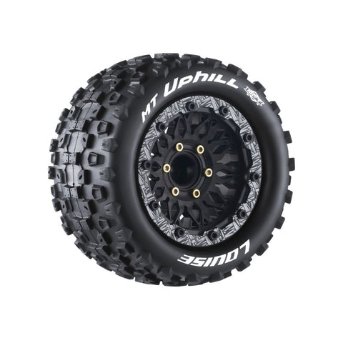LOULT3309SX Louise MFT MT-Uphill Soft 1/10 Monster Truck Tires, 12, 14, 17mm Removable Hex - 1 Pair-WHEELS AND TIRES-Mike's Hobby