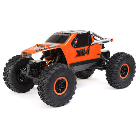 1/24 AX24 XC-1 4WS CRAWLER BRUSHED RTR ORANGE *-Cars & Trucks-Mike's Hobby