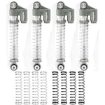 PHBPHSCX24021GREY Axial SCX24 Aluminum Threaded Long Travel Shocks Micro Crawler Grey-PARTS-Mike's Hobby