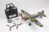RGRA1305 Curtiss P-40 Warhawk Micro RTF Airplane with PASS (Pilot Assist Stability Software) System-Planes-Mike's Hobby