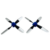 RGRA1387 4-Blade Propeller & Spinner (2); P-51 Miss America
