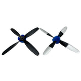 RGRA1387 4-Blade Propeller & Spinner (2); P-51 Miss America
