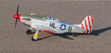 RGRA1600 P-51D Mustang 500mm Brushless RTF Warbird with PASS (Pilot Assist Stability Software) System-Planes-Mike's Hobby
