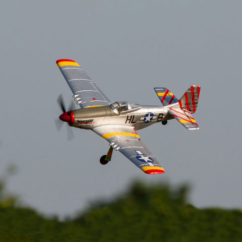 RGRA1601 Rage RC P-51D Mustang 500mm Brushless RFT (Ready-for-Transmitter) Warbird with PASS System-Planes-Mike's Hobby