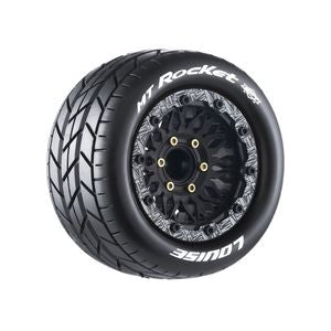 LOULT3307SX Louise MFT MT-Rocket Soft 1/10 Monster Truck Tires, 12, 14, 17mm Removable Hex - 1 Pair-WHEELS AND TIRES-Mike's Hobby