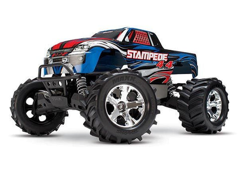 TRA67054-1 STAMPEDE 4X4-BLUE-Hobby-Surface-Mike's Hobby
