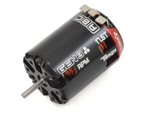 Tekin Redline Gen3 RPM Sensored Brushless Motor (17.5T)-MOTORS-Mike's Hobby