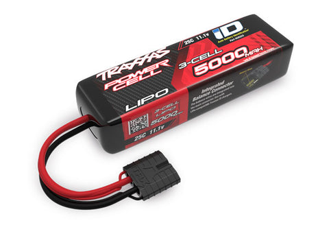 Traxxas 5000mAh 3S 11.1V iD-Equipped LiPo Battery (Short) TRA2832X-LiPo Battery-Mike's Hobby