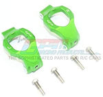 Aluminum Front C-HUBS -6PC Set Green-RC CAR PARTS-Mike's Hobby