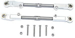 Aluminum+Stainless Steel Rear Upper ARM TIE Rod -10PC Set (Silver)-RC CAR PARTS-Mike's Hobby